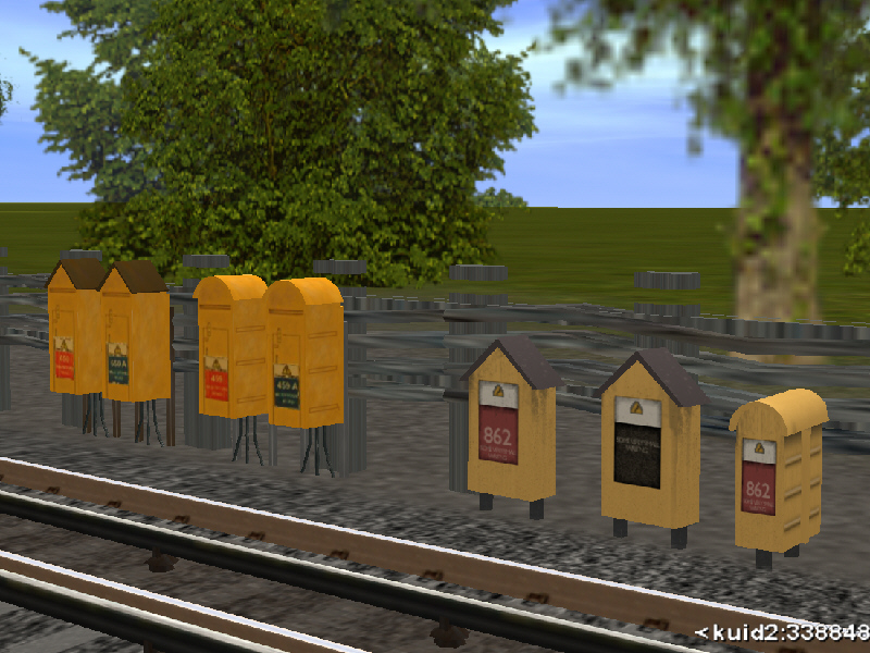 London Underground Section Switch Cabinets London Underground Section Switch Cabinets in Trainz